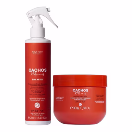 Imagem do produto Kit Arvensis Professional Cachos Naturais - Day After 250ml + Máscara 300g