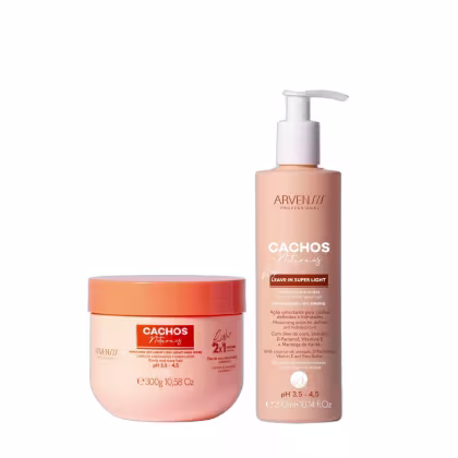 Imagem do produto Kit Arvensis Cachos Naturais Light - Leave-In 300ml + Máscara 2x1 300g