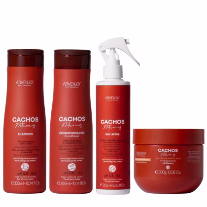 Imagem do produto Kit Arvensis Cachos Naturais - Shampoo & Condicionador 300ml + Day After 250ml + Geleia Ativadora Suave 300g
