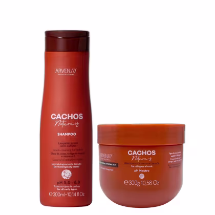 Imagem do produto Kit Arvensis Professional Cachos Naturais - Shampoo 300ml + Geleia Alta Fixação 300g