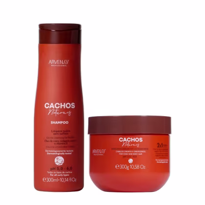 Imagem do produto Kit Arvensis Professional Cachos Naturais - Shampoo 300ml + Máscara 2x1 300g