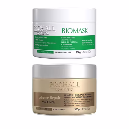 Imagem do produto Kit 2 Máscaras 300g – Biomask + Extreme Repair