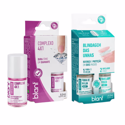Imagem do produto Kit Blant Blindagem das Unhas + Base Complexo 4x1