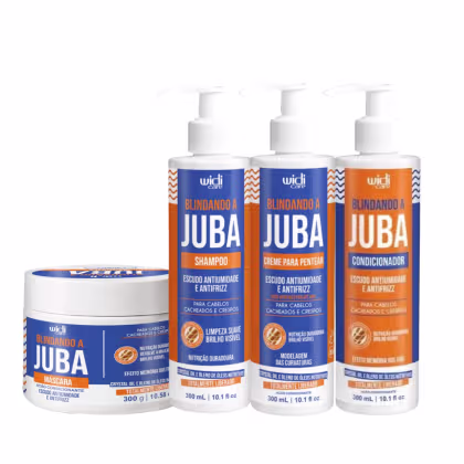 Imagem do produto Kit Widi Care Blindando A Juba - Shampoo + Máscara + Creme de Pentear  + Condicionador