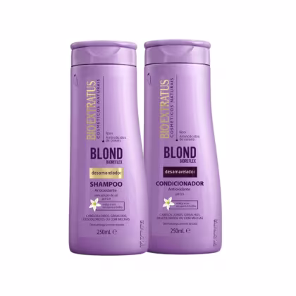 Imagem do produto Kit Blond Shampoo e Condicionador 250g Bio Extratus