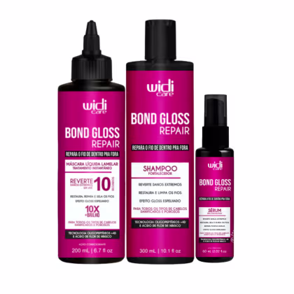 Imagem do produto Kit Widi Care Bond Gloss Repair - Shampoo + Máscara Líquida + Sérum