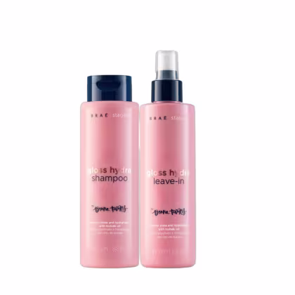 Imagem do produto Kit Braé Stages by Bruna Tavares Gloss Hydra - Shampoo 250ml + Leave-In 200ml
