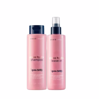 Imagem do produto Kit Braé Stages by Bruna Tavares Gloss Hydra - Shampoo 250ml + Leave-In 200ml