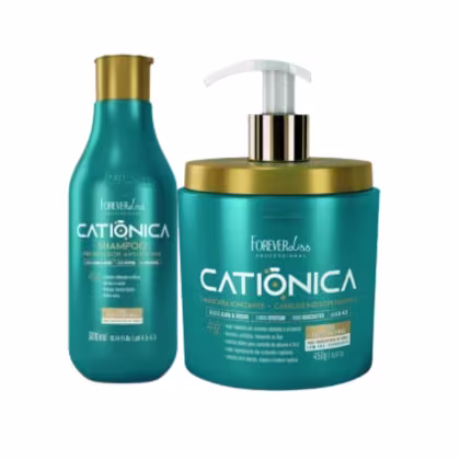 Imagem do produto Kit Ionizante Catiônica Shampoo e Máscara Forever Liss