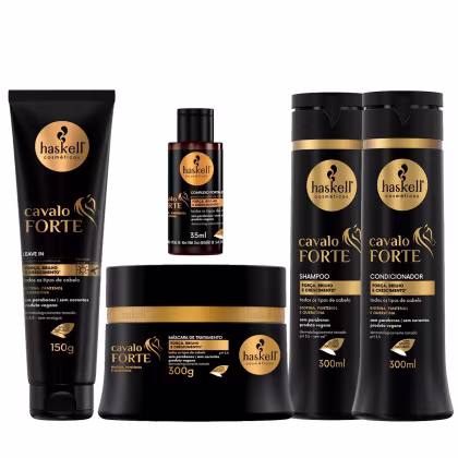 Imagem do produto Haskell Cavalo Forte  300ml shamp/cond/masc/leav/complexo