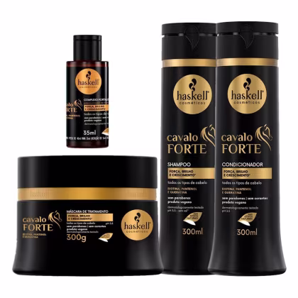 Imagem do produto Haskell Cavalo Forte  300ml shamp/cond/masc/complexo