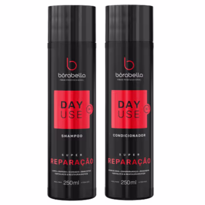 Imagem do produto Borabella Kit Day Use Super Reparação Shampoo e Condicionador