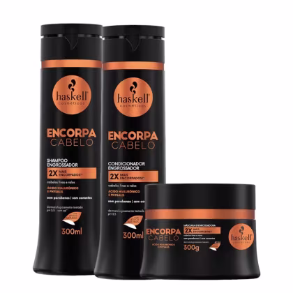 Imagem do produto Kit Encorpa Cabelo Shampoo, Condicionador e Máscara 300ml