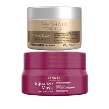 Imagem do produto Kit 2 Máscaras 300g – Equalize Mask e Extreme Repair