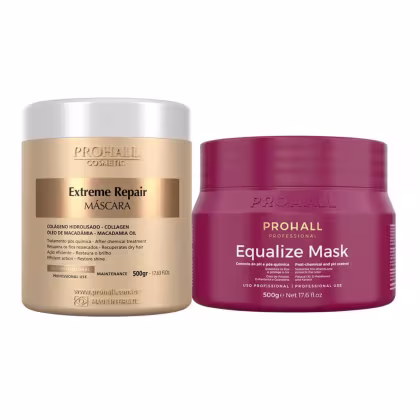 Imagem do produto Kit 2 Máscaras 500g – Equalize Mask e Extreme Repair