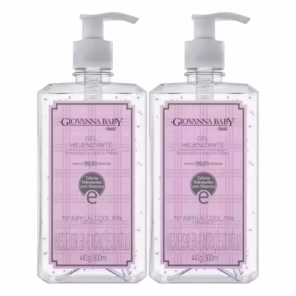Imagem do produto Kit Giovanna Baby Gel Higienizante Classic 500ml 2un