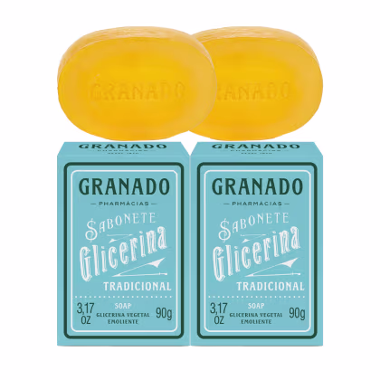 Imagem do produto Kit Granado 2 Sabonetes em Barra de Glicerina Tradicional 90g
