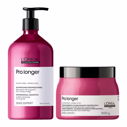 Imagem do produto Kit L'oréal Professionel Pro Longer Shampoo 750ml + Máscara 500g