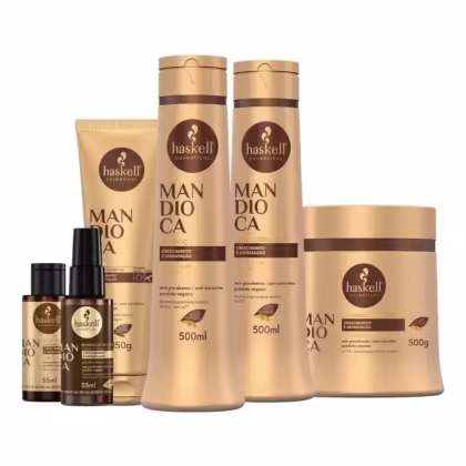 Imagem do produto Kit Haskell Mandioca 500ml Completo 6 Itens