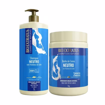 Imagem do produto Kit Neutro Shampoo e Banho de Creme 1L Bio Extratus