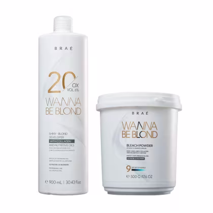 Imagem do produto Kit Braé Wanna Be Pó 500g + OX 20 vol 1L