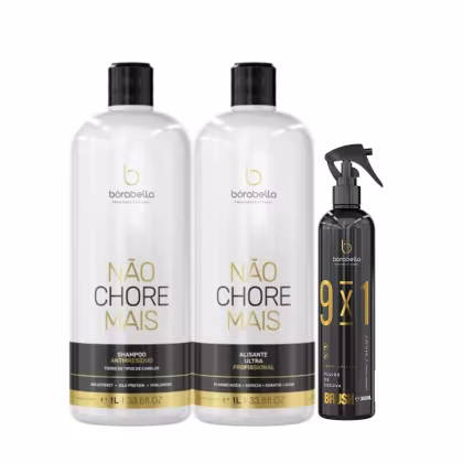 Imagem do produto BORABELLA Kit Progressiva NCM Tratamento 1L + Brush 9x1 Fluído