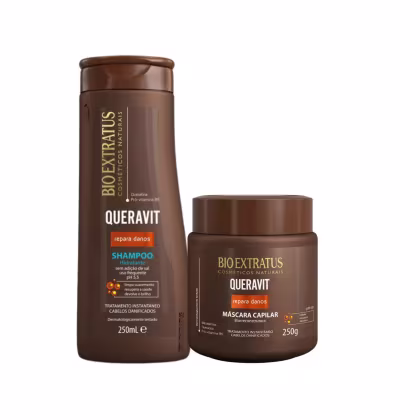 Imagem do produto Kit Bio Queravit Shampoo 250ml Máscara 250g
