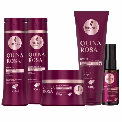 Imagem do produto Kit Haskell Quina Rosa Completo 300ml