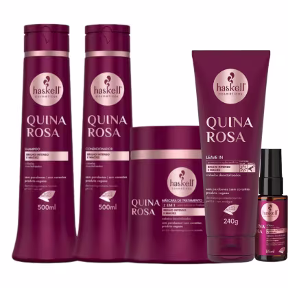 Imagem do produto Kit Haskell Quina Rosa Completo 500ml