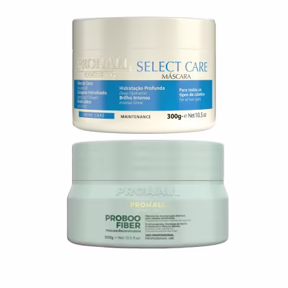 Imagem do produto Kit 2 Máscaras 300g – Select Care e Proboo Fiber
