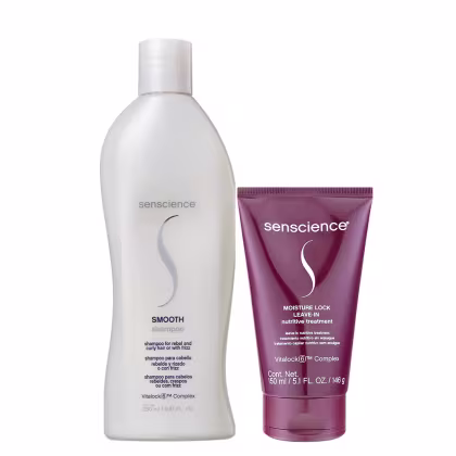 Imagem do produto Kit Senscience Smooth - Shampoo 280ml + Moisture Lock Leave-In 150ml