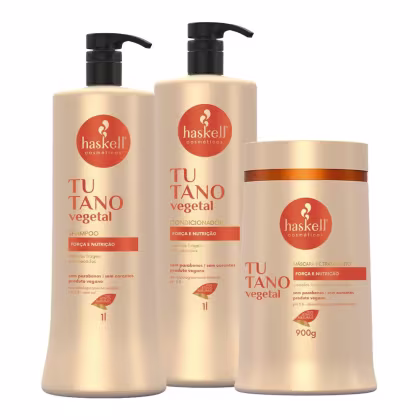 Imagem do produto Kit Haskell Tutano Shampoo Condicionador Mascara 1Litro