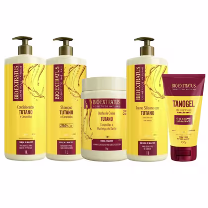 Imagem do produto Kit Bio Extratus Tutano (1L/Kg) 4 Itens Tanogel LEVE