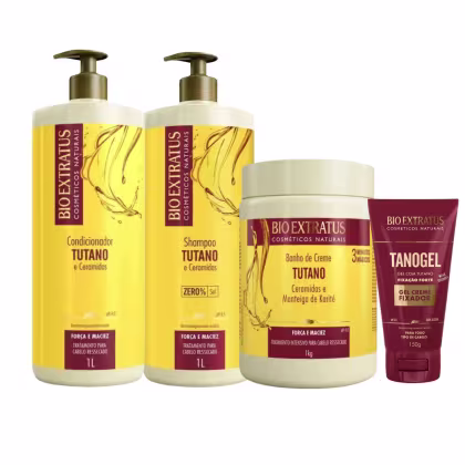 Imagem do produto Kit Bio Extratus Tutano (1L/Kg) Trio Tanogel FORTE