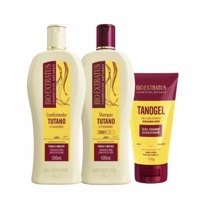 Imagem do produto Kit Bio Extratus Tutano (500mL/g) Shampoo e Condicionador Tanogel LEVE