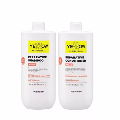 Imagem do produto Kit Yellow Repair Tratamento Reparador - Shampoo & Condicionador 1 Litro