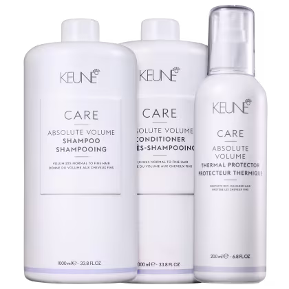 Imagem do produto Kit Keune Care Absolute Volume Thermal Protector Salon (3 Produtos)
