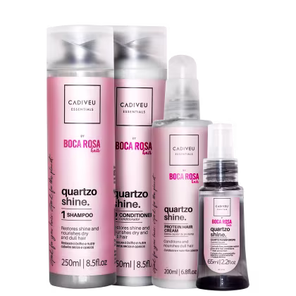 Imagem do produto Kit Cadiveu Essentials Quartzo Shine Brilho Máximo (4 Produtos)