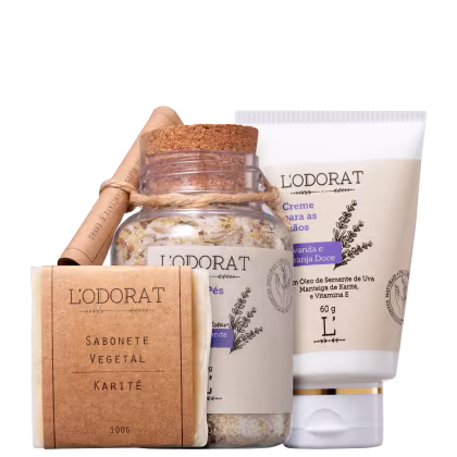 Imagem do produto Kit L’Odorat Camomila, Lavanda & Laranja Doce (3 produtos)