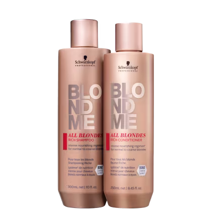 Imagem do produto Kit Schwarzkopf Professional BlondMe Enriquecido para Todos os Loiros Duo (2 Produtos)