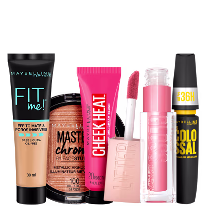 Imagem do produto Kit Maybelline Make Impecável (5 Produtos)