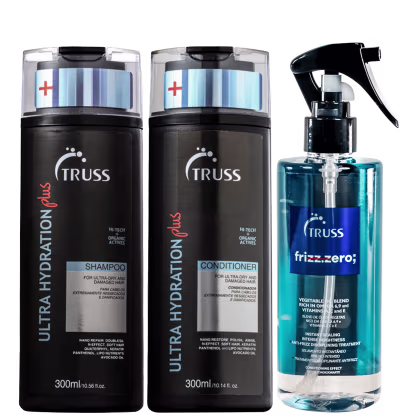 Imagem do produto Kit Truss Frizz Zero Ultra Hydration Plus (3 Produtos)