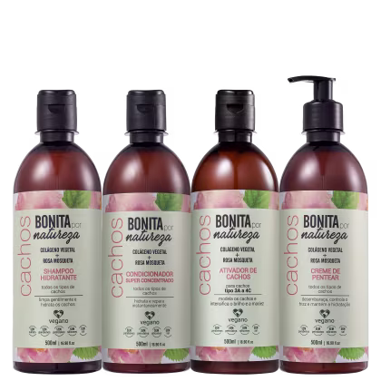 Imagem do produto Kit Bonita por Natureza Cachos 3A a 4C (4 Produtos)