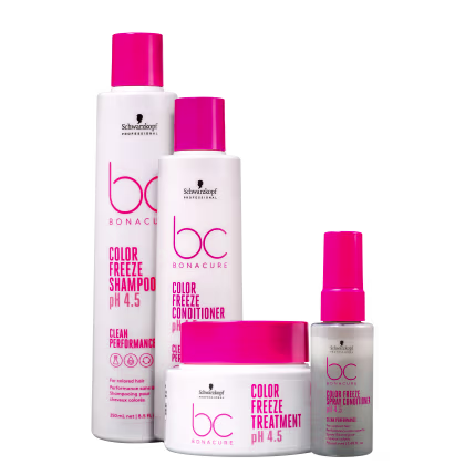 Imagem do produto Kit Schwarzkopf Professional BC Bonacure Clean Performance Color Freeze (4 Produtos)
