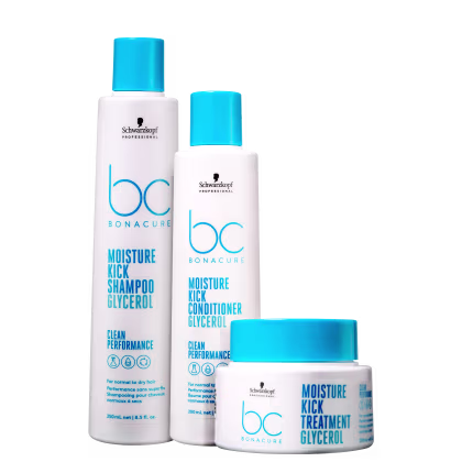 Imagem do produto Kit Schwarzkopf Professional BC Bonacure Clean Performance Moisture Kick Trio (3 Produtos)