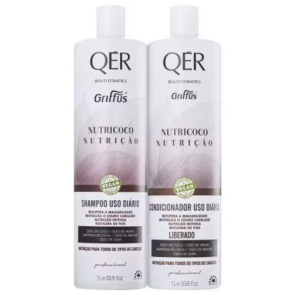 Imagem do produto Kit Griffus QÉR Beauty Cosmetics Nutricoco Duo (2 Produtos)
