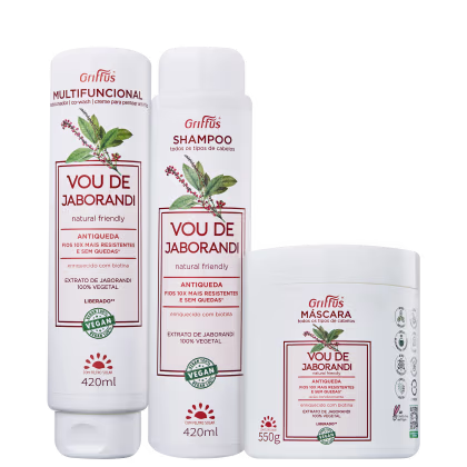 Imagem do produto Kit Griffus Vou de Jaborandi Trio (3 Produtos)