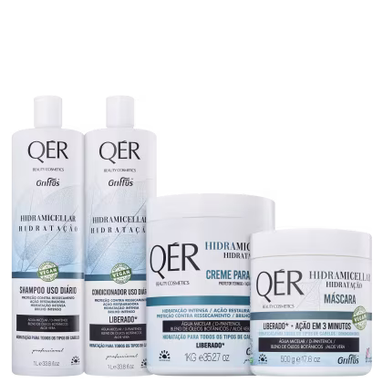 Imagem do produto Kit Griffus QÉR Beauty Cosmetics Hidramicellar Completo (4 Produtos)