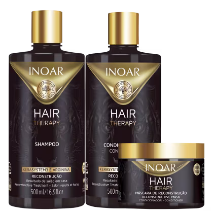 Imagem do produto Kit Inoar Hair Therapy Trio (3 Produtos)