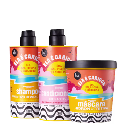 Imagem do produto Kit Lola Cosmetics Ela é Carioca Sol, Sal, Piscina & Endorfina Trio (3 Produtos)
